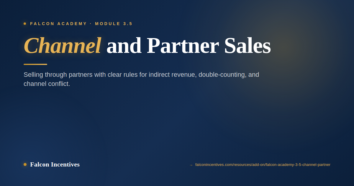 Channel Comp Channel and Partner Sales | Falcon Academy